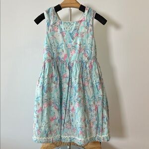Isaac Mizrahi Kids Dress - Light Blue and Pink Floral
